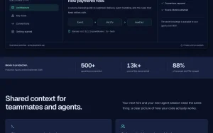 Moxie Docs homepage — screenshot of the coding AI tool, 2026-10-01