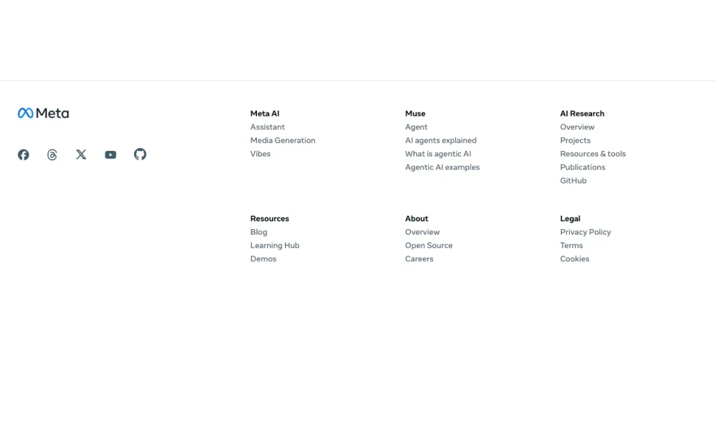 Muse homepage — screenshot of the chat assistants AI tool, Oct 2, 2026