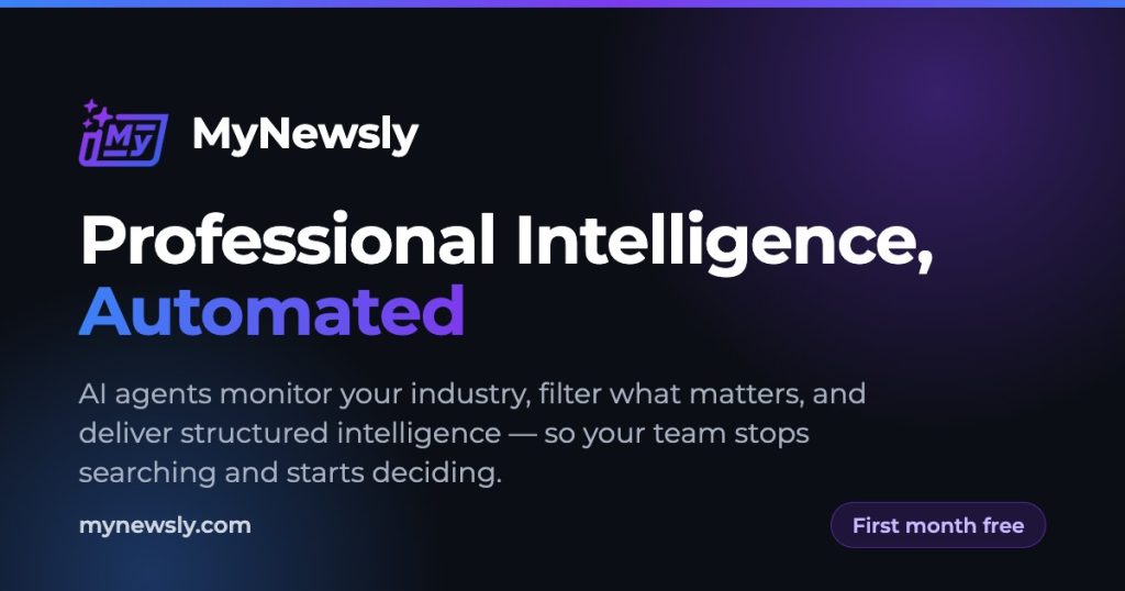 MyNewsly homepage screenshot, research & search AI tool