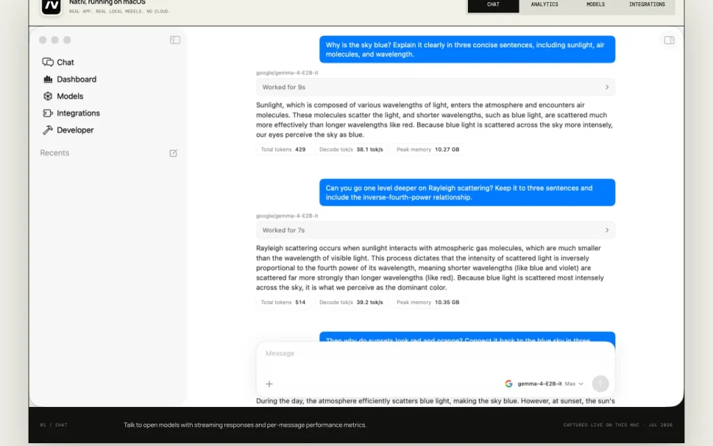 Nativ homepage — screenshot of the chat assistants AI tool, Oct 1, 2026