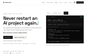 Native Soil homepage page homepage screenshot, productivity & writing AI tool
