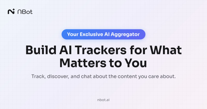 nbot.ai homepage screenshot, research & search AI tool
