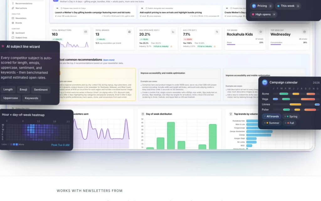 Newsletrix homepage — screenshot of the research & search AI tool, Oct 2, 2026