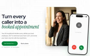NextPhone homepage — screenshot of the productivity & writing AI tool, 2026-10-02