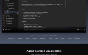 Nimbalyst homepage page homepage screenshot, coding AI tool