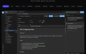 Nimbalyst homepage page homepage screenshot, coding AI tool