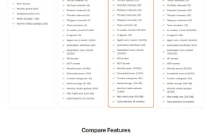 Nimply pricing page with plans and prices — screenshot of the productivity & writing AI tool, 2026-10-01