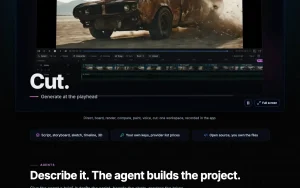 NodeTool homepage — screenshot of the video AI tool, 2026-10-02