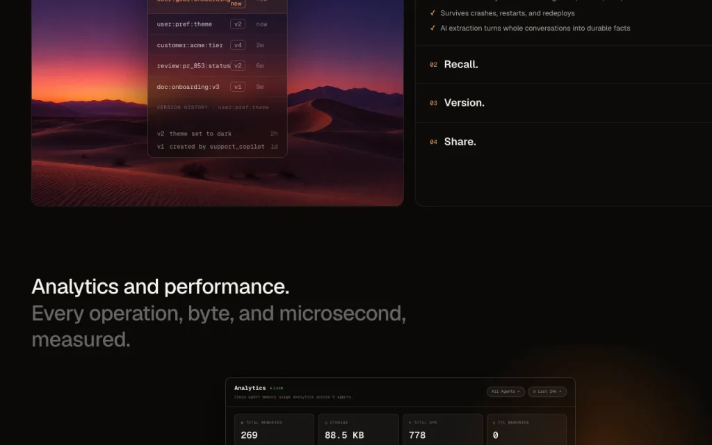 Octopoda página principal — captura de pantalla de la herramienta de IA programación, Oct 1, 2026