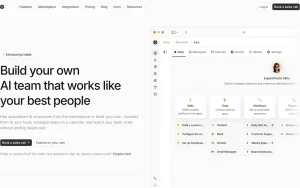Odella homepage — screenshot of the productivity & writing AI tool, 2026-10-02