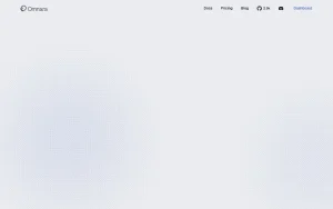 Omnara homepage — screenshot of the coding AI tool, 2026-10-02