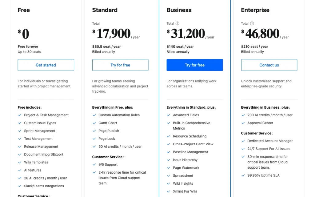 ONES.com page de tarifs avec offres et prix — capture d'écran de l'outil d'IA productivité et rédaction, Oct 1, 2026