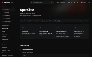 OpenClaw documentation — screenshot of the chat assistants AI tool, 2026-10-02