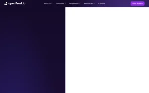 openProd.io pricing page homepage screenshot, productivity & writing AI tool