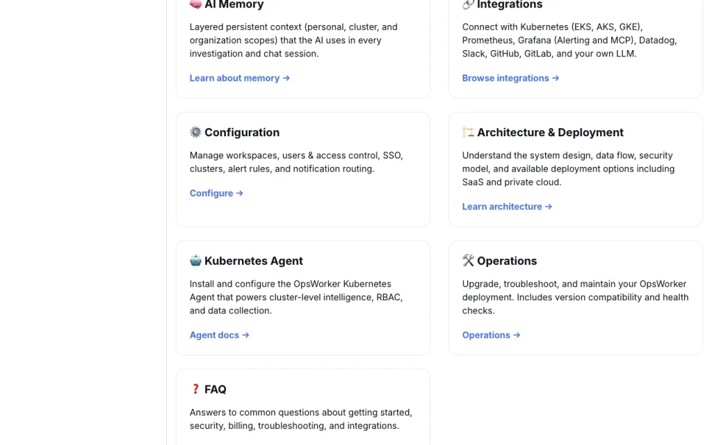 OpsWorker documentation — screenshot of the coding AI tool, Oct 2, 2026