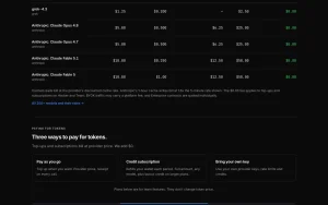 OrcaRouter pricing page with plans and prices — screenshot of the coding AI tool, 2026-10-01