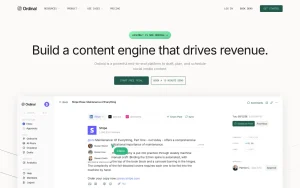 Ordinal (formerly Assembly) homepage — screenshot of the productivity & writing AI tool, 2026-10-02