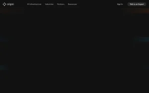 Origon homepage — screenshot of the productivity & writing AI tool, 2026-10-02