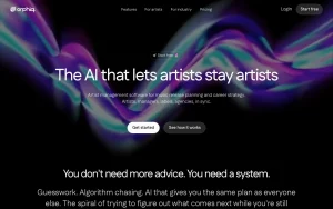 Orphiq homepage — screenshot of the productivity & writing AI tool, 2026-10-02