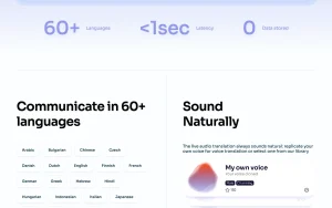 Palabra.ai homepage page homepage screenshot, audio & voice AI tool