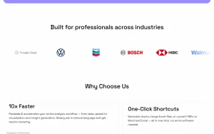 Pandada AI homepage — screenshot of the research & search AI tool, 2026-10-02