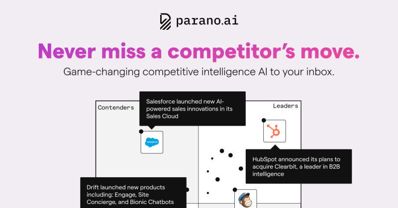 Parano.ai homepage screenshot, research & search AI tool