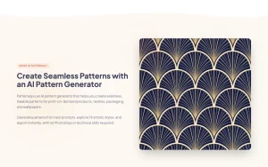 Patternaly homepage — screenshot of the image generation AI tool, 2026-10-02