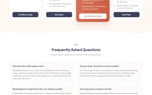 Patternaly pricing page with plans and prices — screenshot of the image generation AI tool, 2026-10-02