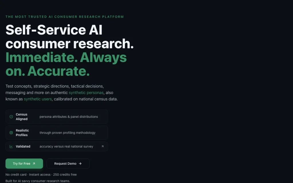 PersonaHive homepage — screenshot of the research & search AI tool, Oct 1, 2026