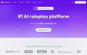 Personeo.ai homepage — screenshot of the productivity & writing AI tool, 2026-10-02