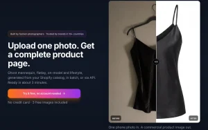 Photostudio homepage — screenshot of the image generation AI tool, 2026-10-02