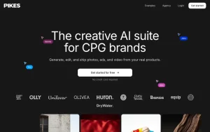 Pikes homepage — screenshot of the image generation AI tool, 2026-10-01
