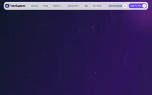PostSyncer blog — screenshot of the productivity & writing AI tool, 2026-10-02