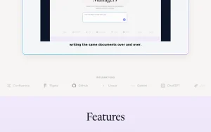 Prodini homepage page homepage screenshot, productivity & writing AI tool