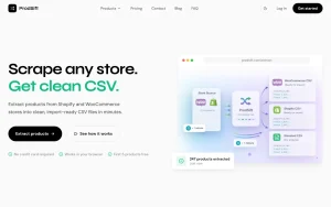 ProdSift homepage page homepage screenshot, productivity & writing AI tool