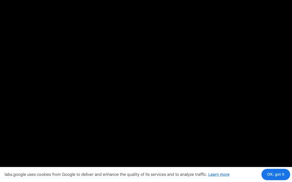 Project Genie homepage — screenshot of the video AI tool, Oct 13, 2026