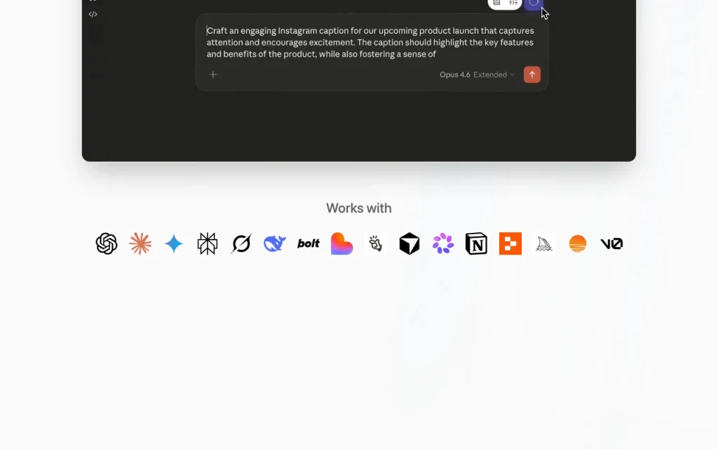 Prompt Sloth página principal — captura de pantalla de la herramienta de IA productividad y escritura, Oct 2, 2026