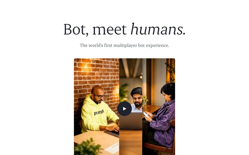 PromptQL homepage — screenshot of the productivity & writing AI tool, Oct 1, 2026