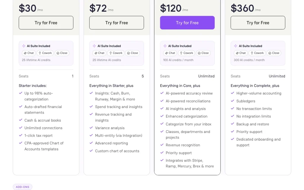 Puzzle página de precios con planes y precios — captura de pantalla de la herramienta de IA productividad y escritura, Oct 2, 2026