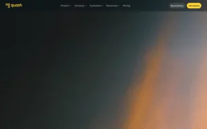 Quash homepage — screenshot of the coding AI tool, 2026-10-02