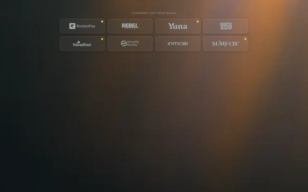 Quash homepage — screenshot of the coding AI tool, Oct 2, 2026