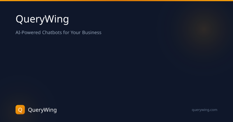 QueryWing homepage screenshot, chat assistants AI tool