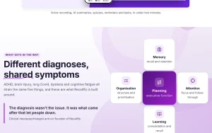 Recallify homepage — screenshot of the productivity & writing AI tool, 2026-10-02