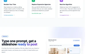 Reelbase homepage — screenshot of the video AI tool, 2026-10-02