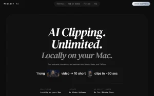 Reelify AI about page — screenshot of the video AI tool, 2026-10-02