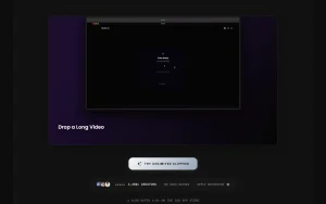 Reelify AI homepage — screenshot of the video AI tool, 2026-10-02