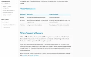 RenameClick documentation — screenshot of the productivity & writing AI tool, 2026-10-02