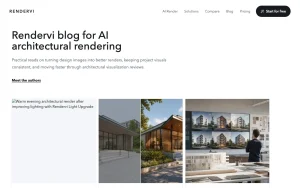 Rendervi blog — screenshot of the image generation AI tool, 2026-10-01