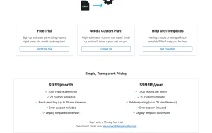 GoReportly homepage — screenshot of the productivity & writing AI tool, 2026-10-02