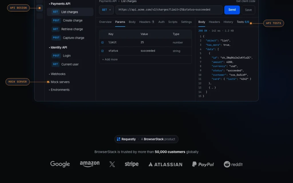 Requestly página principal — captura de pantalla de la herramienta de IA programación, Oct 1, 2026